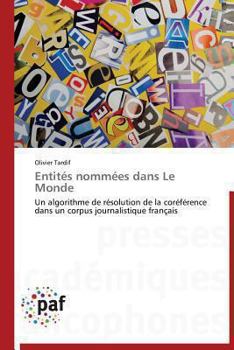 Paperback Entités Nommées Dans Le Monde [French] Book