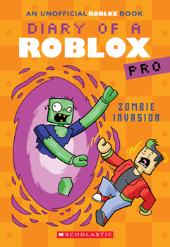 Paperback Zombie Invasion (Diary of a Roblox Pro #5: An Afk Book) Book