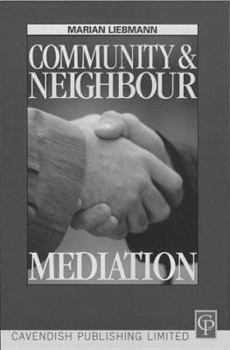 Paperback Community & Neighbourhood Mediation Book