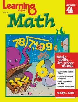 Paperback Learning Library Math Grade 4 (Grade 4) Book