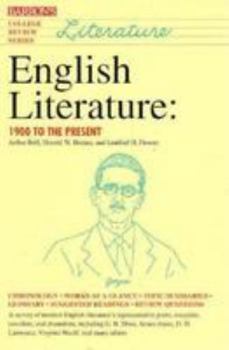 Paperback English Literature, 1900 to the Present Book