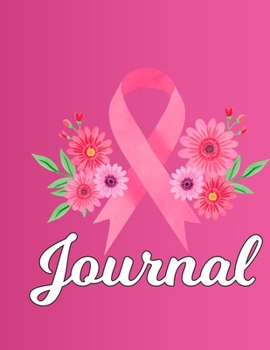 Paperback Journal: Black and Pink Journal Notebook for Breast Cancer Survivors, (Breast Cancer Awareness Gift, Cancer Journal, Breast Can Book