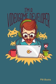 Paperback IM A Videogame Developer: Kariertes A5 Notizbuch oder Heft f?r Sch?ler, Studenten und Erwachsene Book
