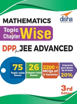 Paperback Mathematics Topic-wise & Chapter-wise DPP (Daily Practice Problem) Sheets for JEE Advanced 3rd Edition Book