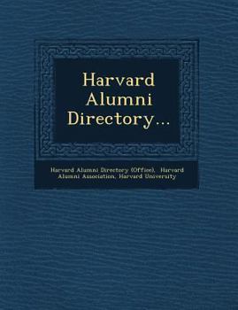 Paperback Harvard Alumni Directory... Book