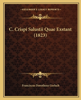 Paperback C. Crispi Salustii Quae Exstant (1823) [Latin] Book