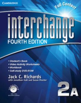 Paperback Interchange Level 2 Full Contact a with Self-Study DVD-ROM [With DVD ROM] Book