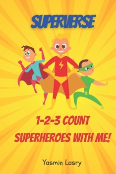 Paperback 1-2-3 Count Superheroes with Me Book