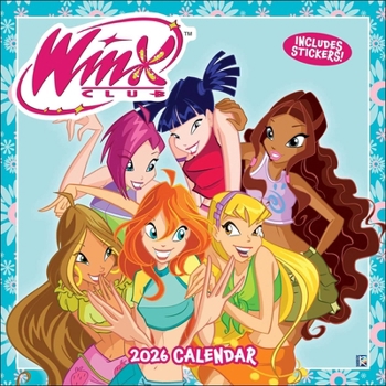 Calendar Winx Club 2026 Wall Calendar Book