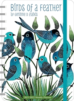 Calendar Geninne Zlatkis 2021 - 2022 On-The-Go Weekly Planner: Birds of a Feather Book