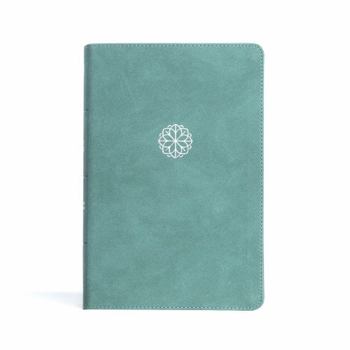 Imitation Leather CSB Personal Size Giant Print Bible, Earthen Teal Leathertouch Book