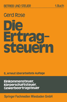 Paperback Die Ertragsteuern [German] Book