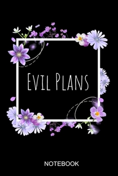 Paperback Evil Plans: a5 notebook, dotted, dot grid 120 pages Book
