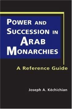Hardcover Power and Succession in Arab Monarchies: A Reference Guide Book