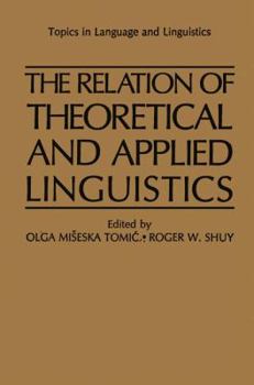 Paperback The Relation of Theoretical and Applied Linguistics Book