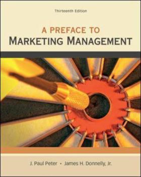 Paperback Preface to Marketing Management Book