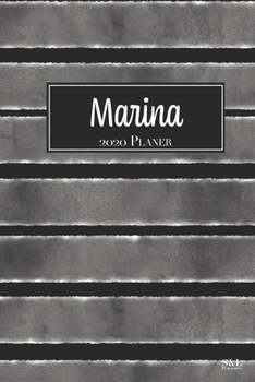 Paperback Marina 2020 Planer: A5 Minimalistischer Kalender Terminplaner Jahreskalender Terminkalender Taschenkalender mit Wochen?bersicht [German] Book