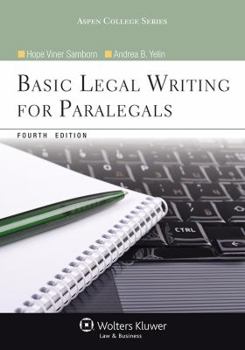 Paperback Basic Legal Writing for Paralegals Book