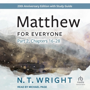 Audio CD Matthew for Everyone, Part 2: 20th Anniversary Edition Book