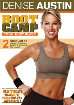 DVD Denise Austin: Boot Camp Total Body Blast Book