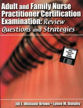 Paperback Adult and Family Nurse Practitioner Certification Examination: Review Questions and Strategies Book