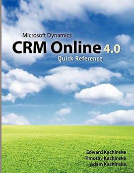 Paperback Microsoft Dynamics CRM Online 4.0 Quick Reference Book