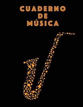 Cuaderno De Musica: Músicos Composición Libro Instrumento Manuscrito Personal Papel Piano Guitarra Estándar 13 Bastón Cuaderno grande / Diario Regalo ... Tapa blanda, Acabado mate (Spanish Edition)