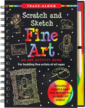 Spiral-bound Scratch & Sketch Fine Art (Trace Along) Book