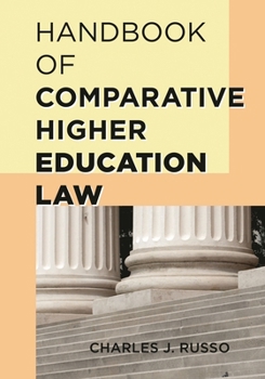 Hardcover Handbook of Comparative Higher Education Law Book
