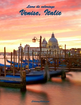 Paperback Livre de coloriage Venise, Italie 1 [French] Book