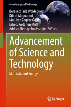 Hardcover Advancement of Science and Technology: Materials and Energy Book