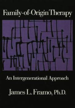 Paperback Family-Of-Origin Therapy: An Intergenerational Approach Book