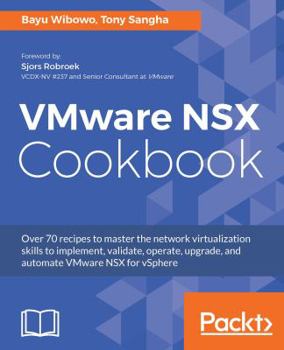 Paperback VMware NSX Cookbook Book