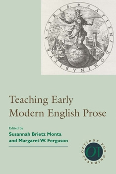 Paperback Teaching Early Modern English Prose Book