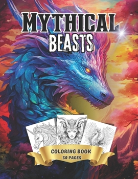 Mythical Beasts: Adult | Teen | Coloring book | Unicorns, Dragons, Werewolves, Phoenix and other Mythical Creatures |