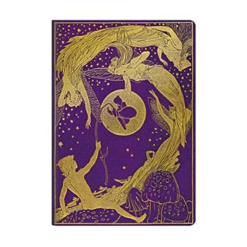 Paperback Violet Fairy A4 Dot Grid Cahier Notebook, 80pg, 100gsm by Paperblanks (Lang's Fairy Books) Book