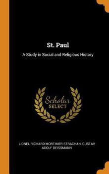 Hardcover St. Paul: A Study in Social and Religious History Book