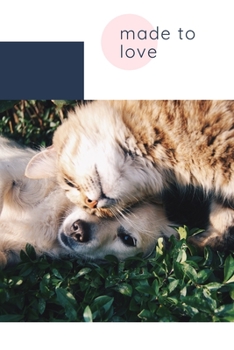 Made to Love: Notebook, Journal, Diary (110 Pages, Blank framed, 6 x 9): Beautifull Cute College Notebook, Journal, Diary, great gift, perfect for ... Pages, Blank Framed, 6x9) (Animal notebooks)