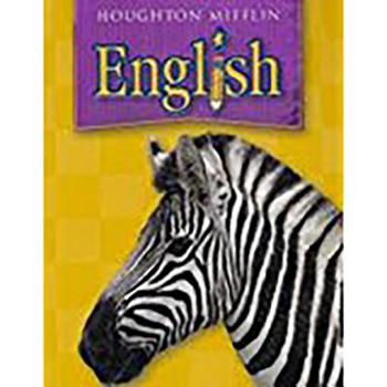 Hardcover Houghton Mifflin English: Student Book Grade 5 2004 Book