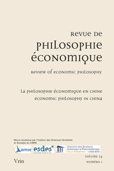 Paperback La Philosophie Economique En Chine [French] Book