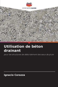 Paperback Utilisation de béton drainant [French] Book