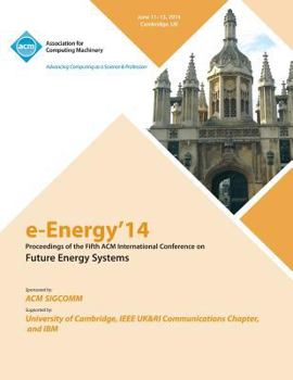 Paperback E-Energy 14 Fifth International Conference on Future Energy Systems Book