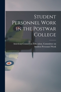 Paperback Student Personnel Work in the Postwar College Book