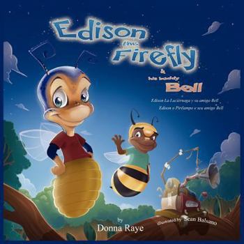Paperback Edison the Firefly and His Buddy Bell (Multilingual Edition) Book