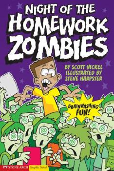 Paperback Night of the Homework Zombies: School Zombies Book