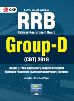 Paperback Railway Recruitment Board (RRB) Group-D (CBT) 2018 Book