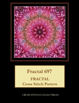 Paperback Fractal 697: Fractal Cross Stitch Pattern [Large Print] Book