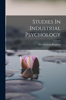 Paperback Studies In Industrial Psychology Book