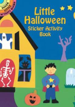 Paperback Little Halloween Sticker Activity Book