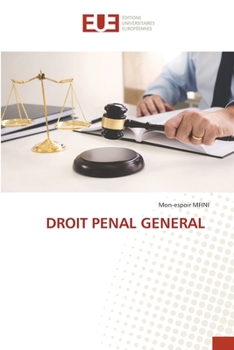 Paperback Droit Penal General [French] Book